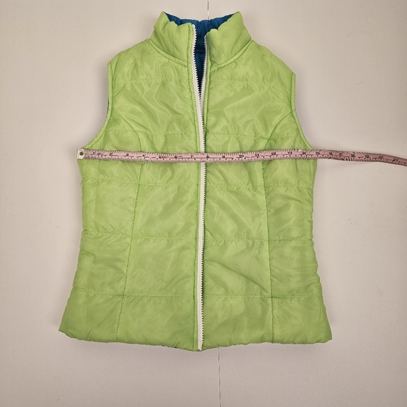 Weissman white sequined top blue shorts green vest hip-hop dance costume size LC - Picture 9 of 10